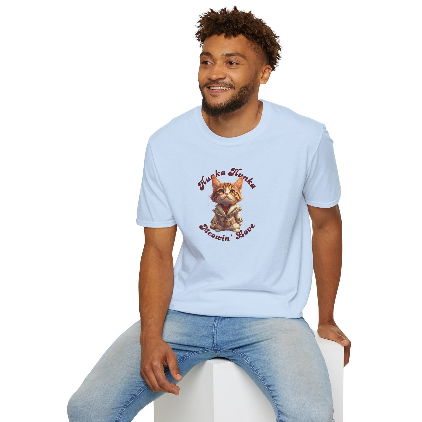 Hunka Hunka Meowin' Love Unisex Tee