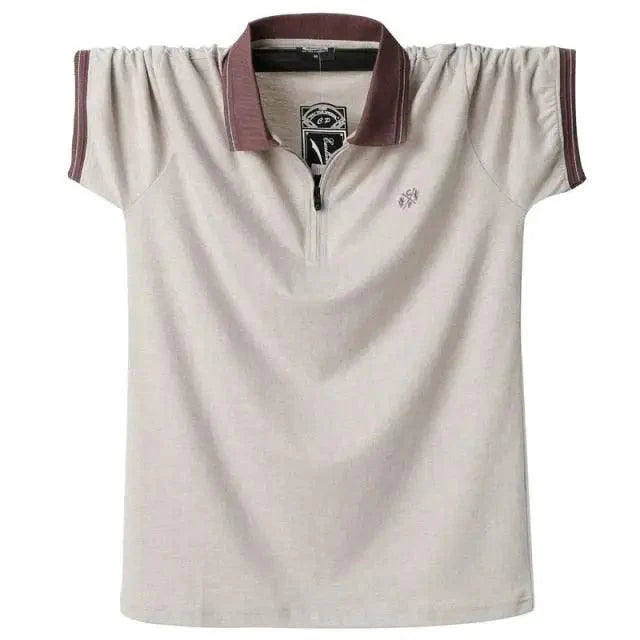 New Fashion Vintage Polo Men Soft Cotton Breathable Men Polo Shirt Men Polo Double Side Slim Fit Short Sleeve Polo T-Shirt Casual Slim Fit Men Pure Breathable Tee Tops Comfortable Shirt
