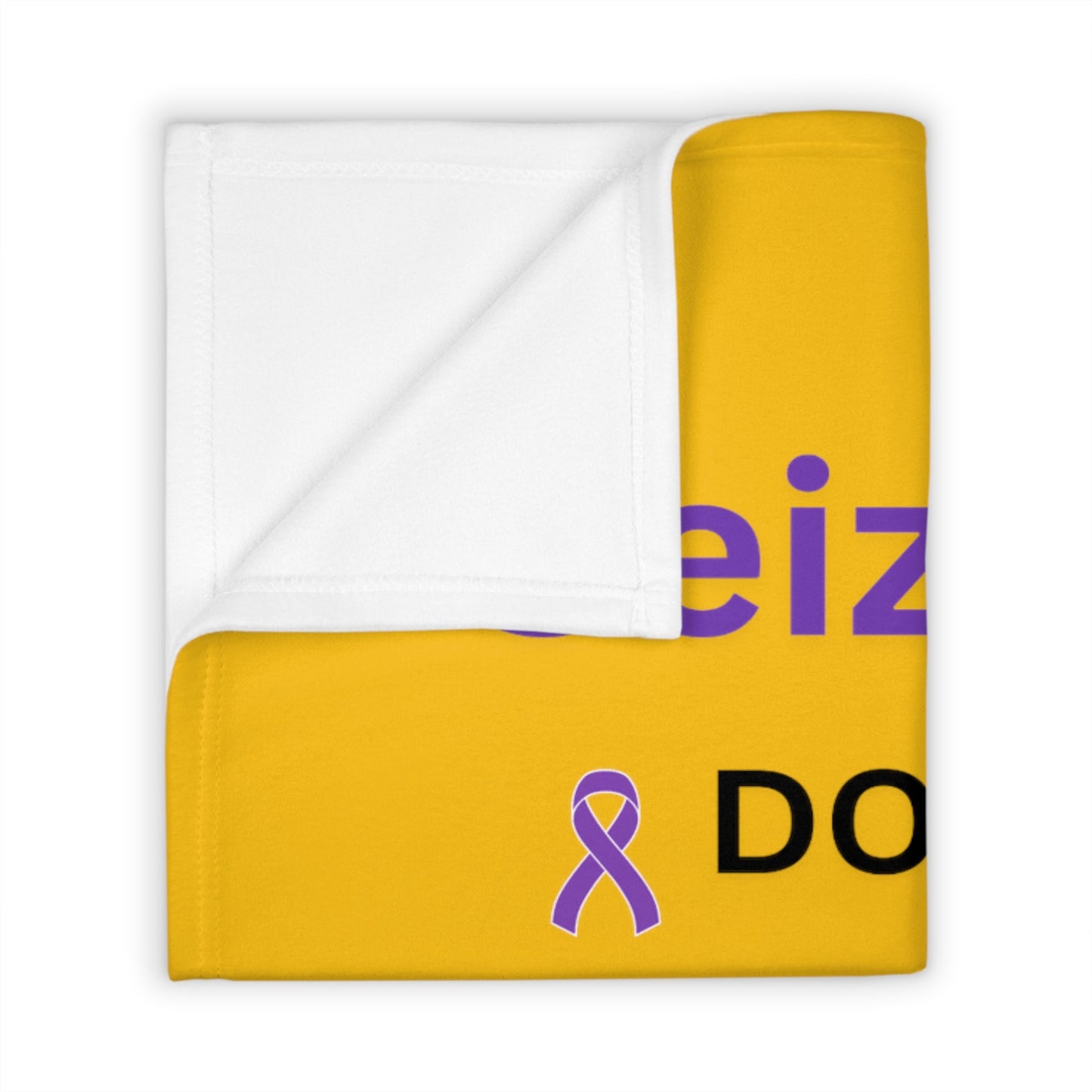Seizure First Aid Awareness Fleece Blanket – Epilepsy Safety Guide Throw