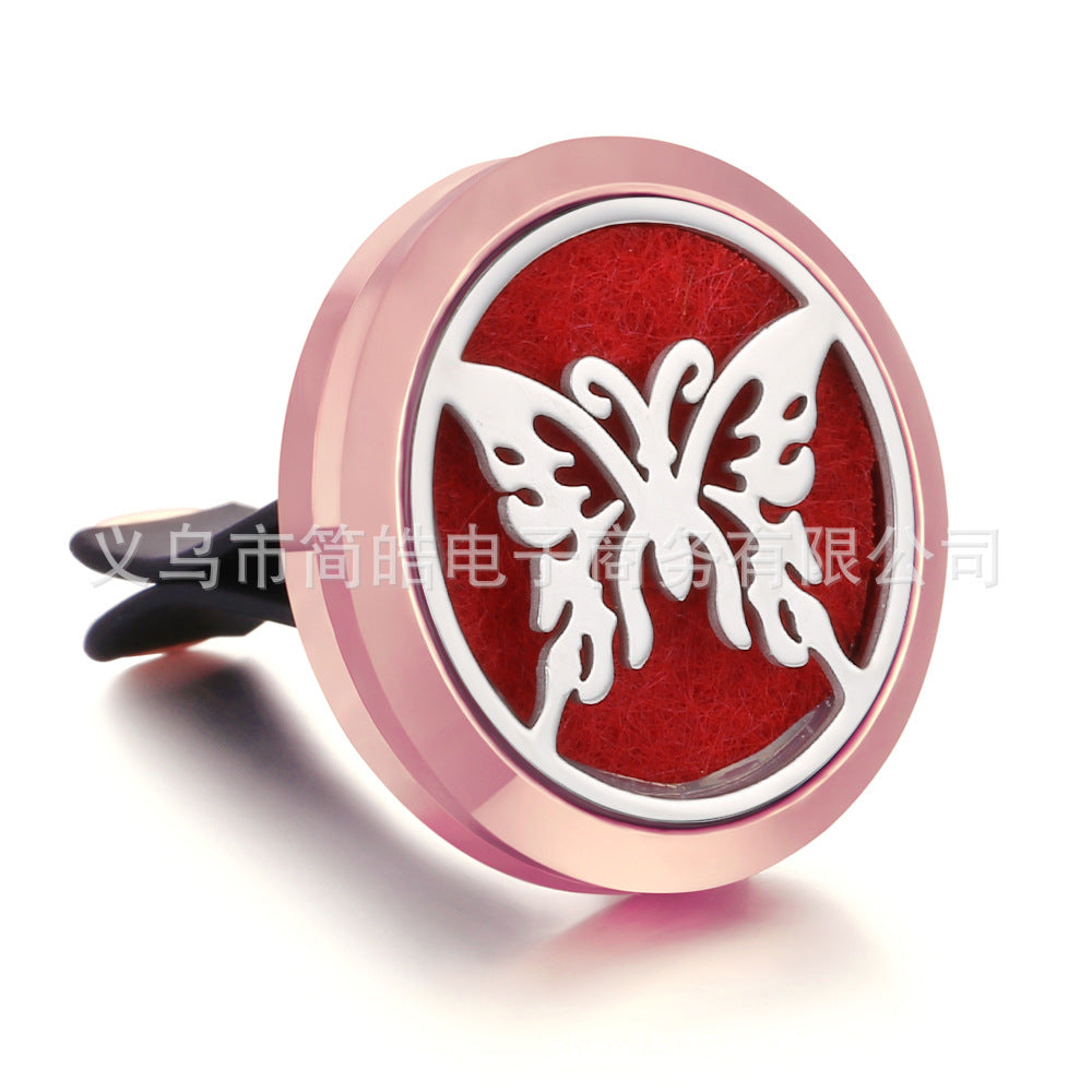 Rose Gold Car Air Freshener Clip with Decorative Box