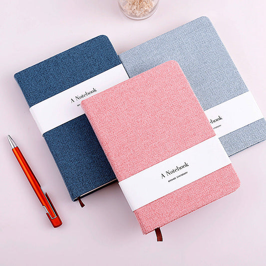 Japanese and Korean Super Thick Small Cloth Notebook for Writing and Sketching