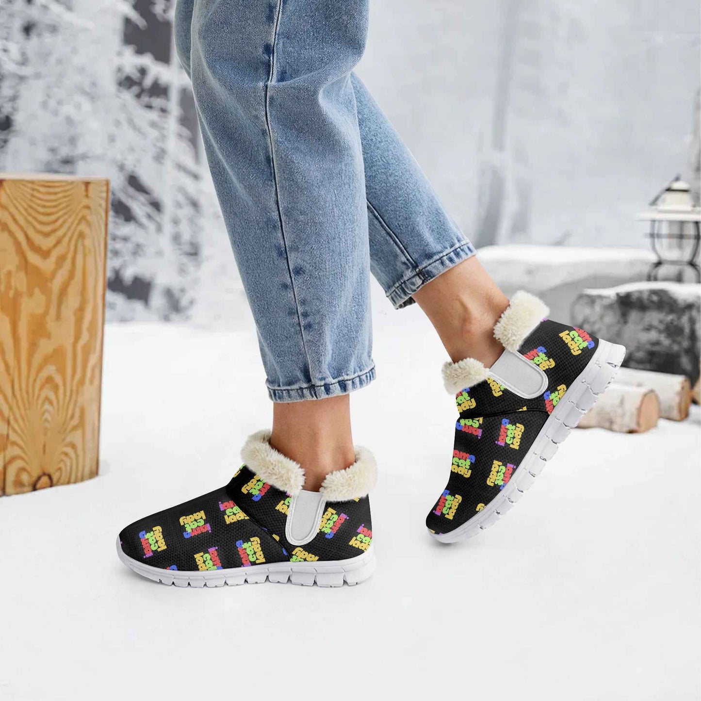 I Am a Cat Lady EVA Winter Snow Boots