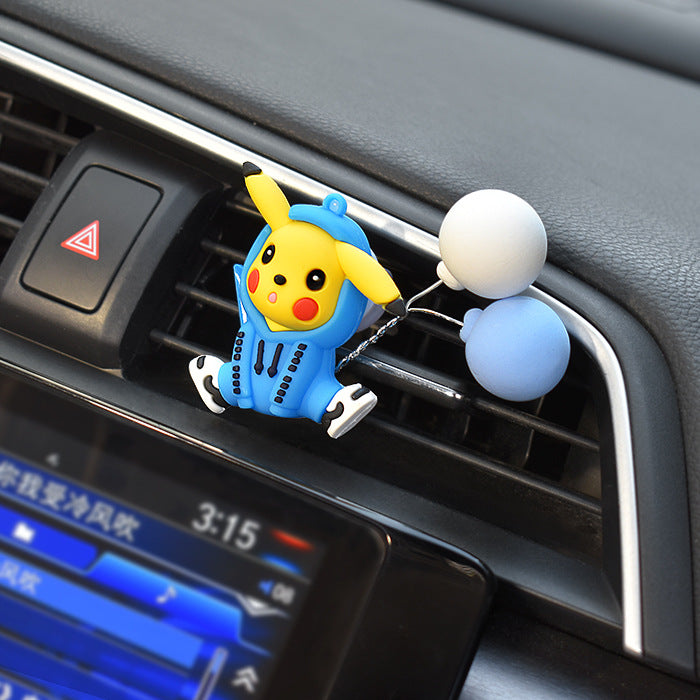 Pikachu Car Air Freshener Clip for Cute Interior Decor