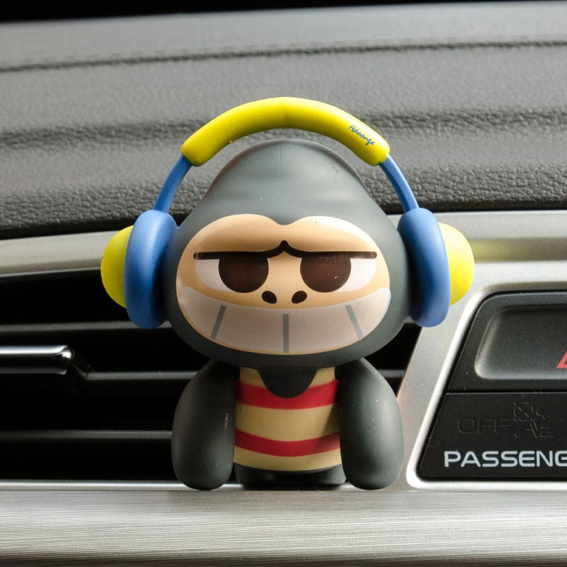 Cartoon Gorilla Car Air Freshener for Vent
