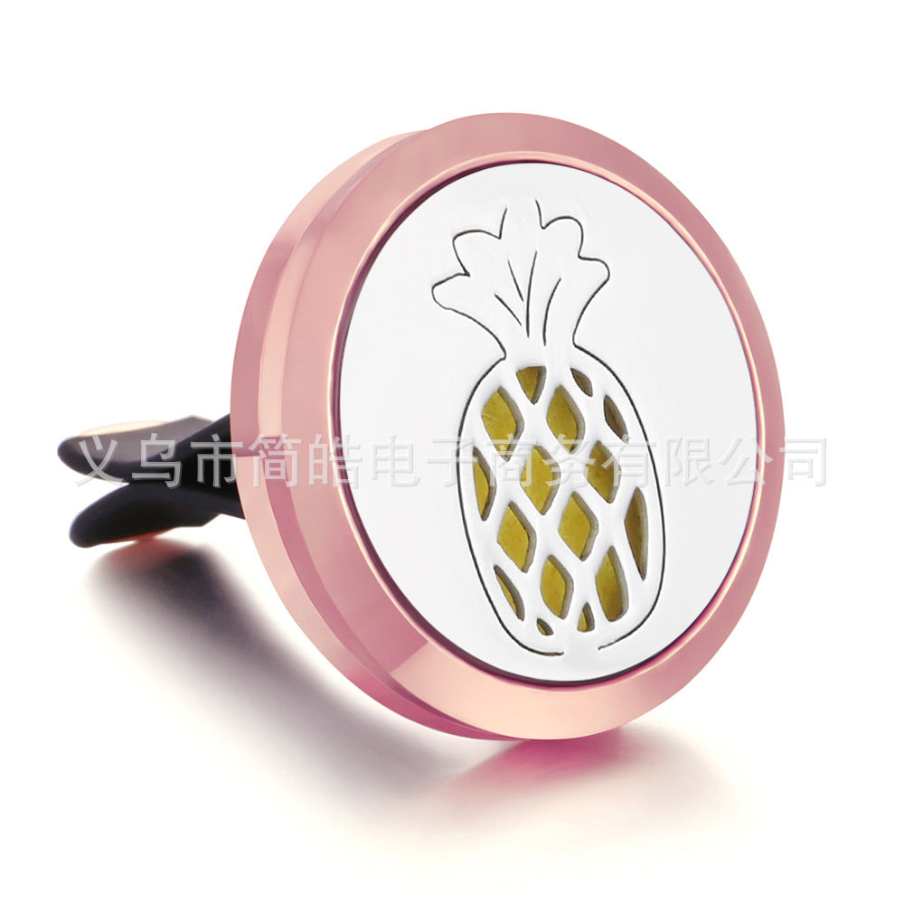 Rose Gold Car Air Freshener Clip with Decorative Box