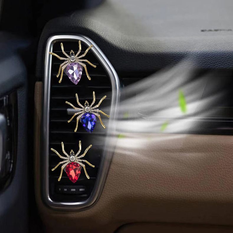 Fun Spider Car Air Freshener Clip for Vent Decoration