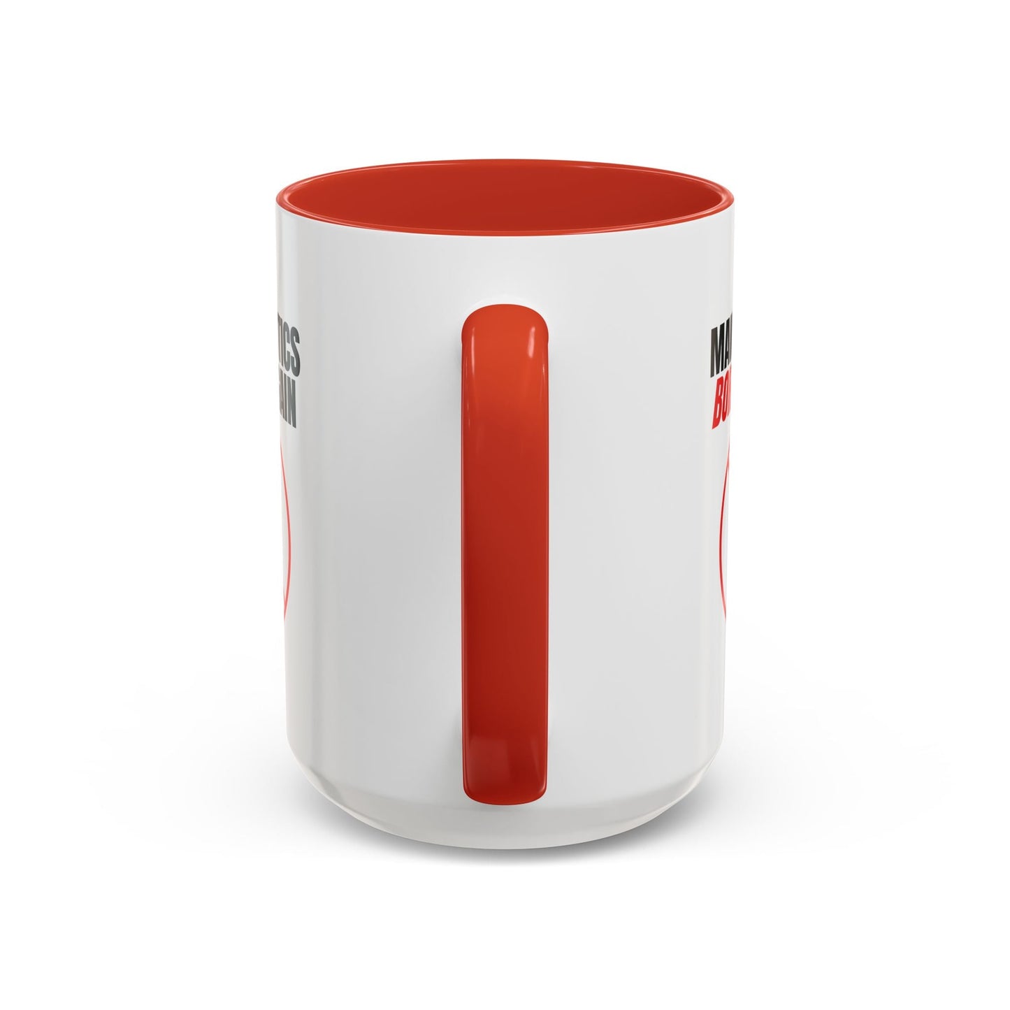 “Make Politics Boring Again” Parody Mug – Two-Tone Ceramic Coffee Cup