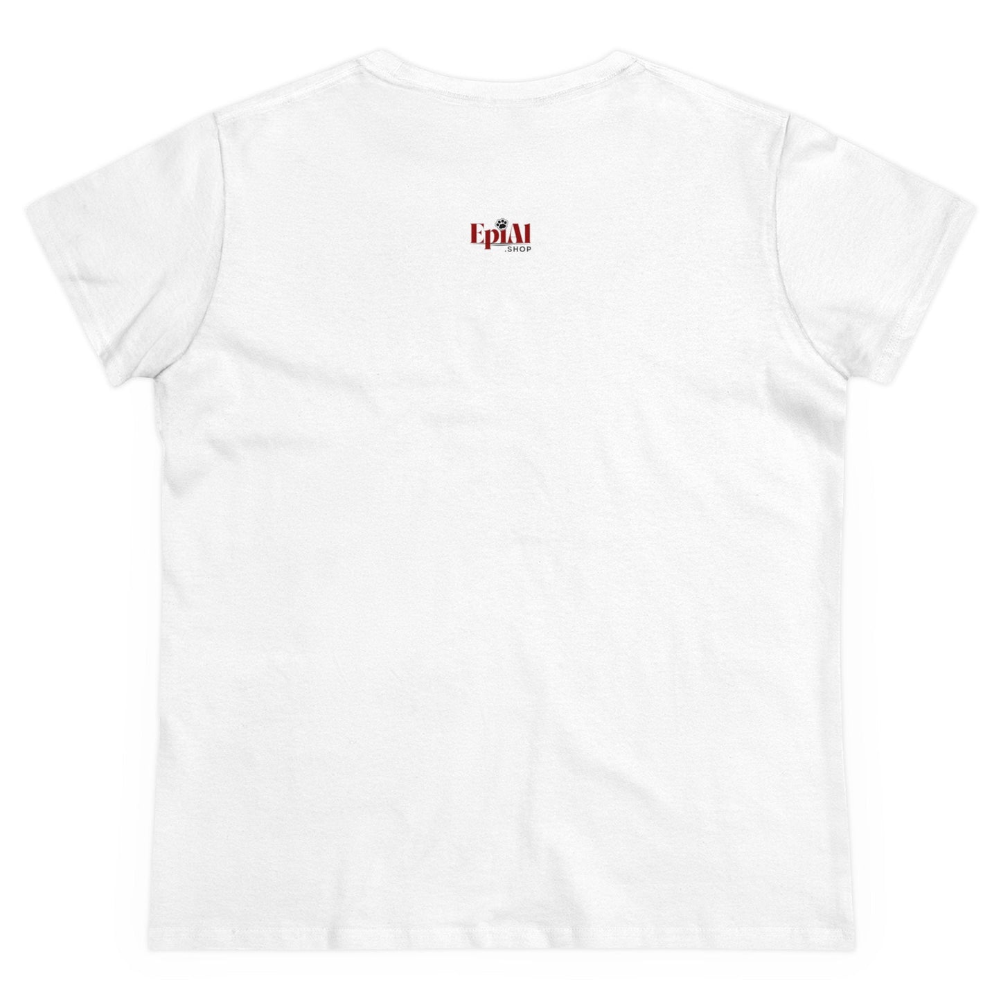 Poised Cat Lady Women's Midweight Cotton Tee