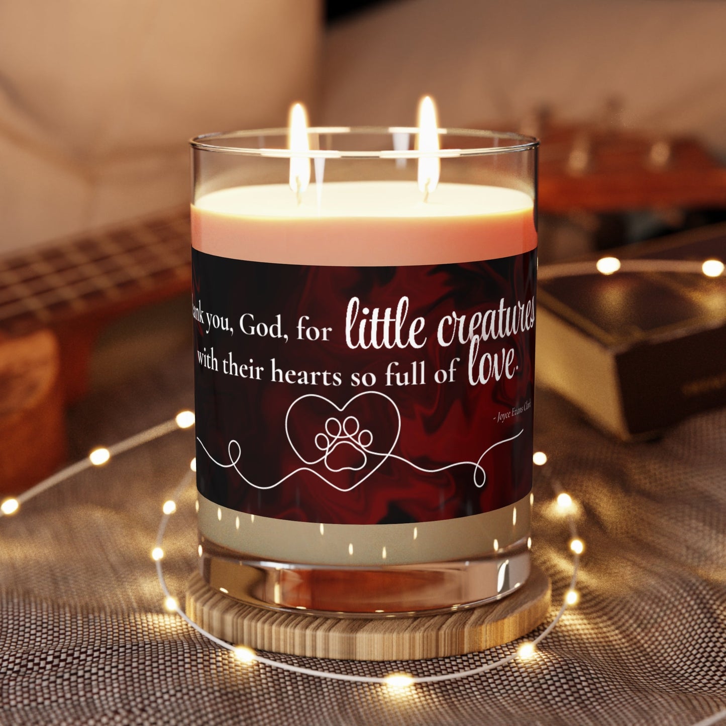 Thank You for Little Creatures Candle | Pet Lover Soy Candle