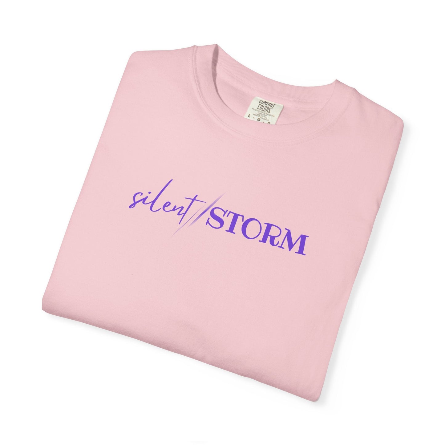 Silent Storm Unisex T-Shirt – Epilepsy Awareness Purple Statement Tee
