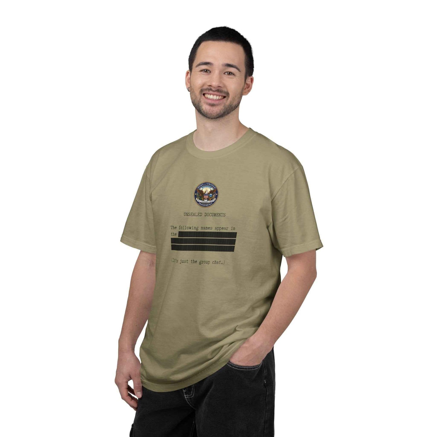 Unsealed Documents Unisex T-Shirt – Redacted Political Satire Tee