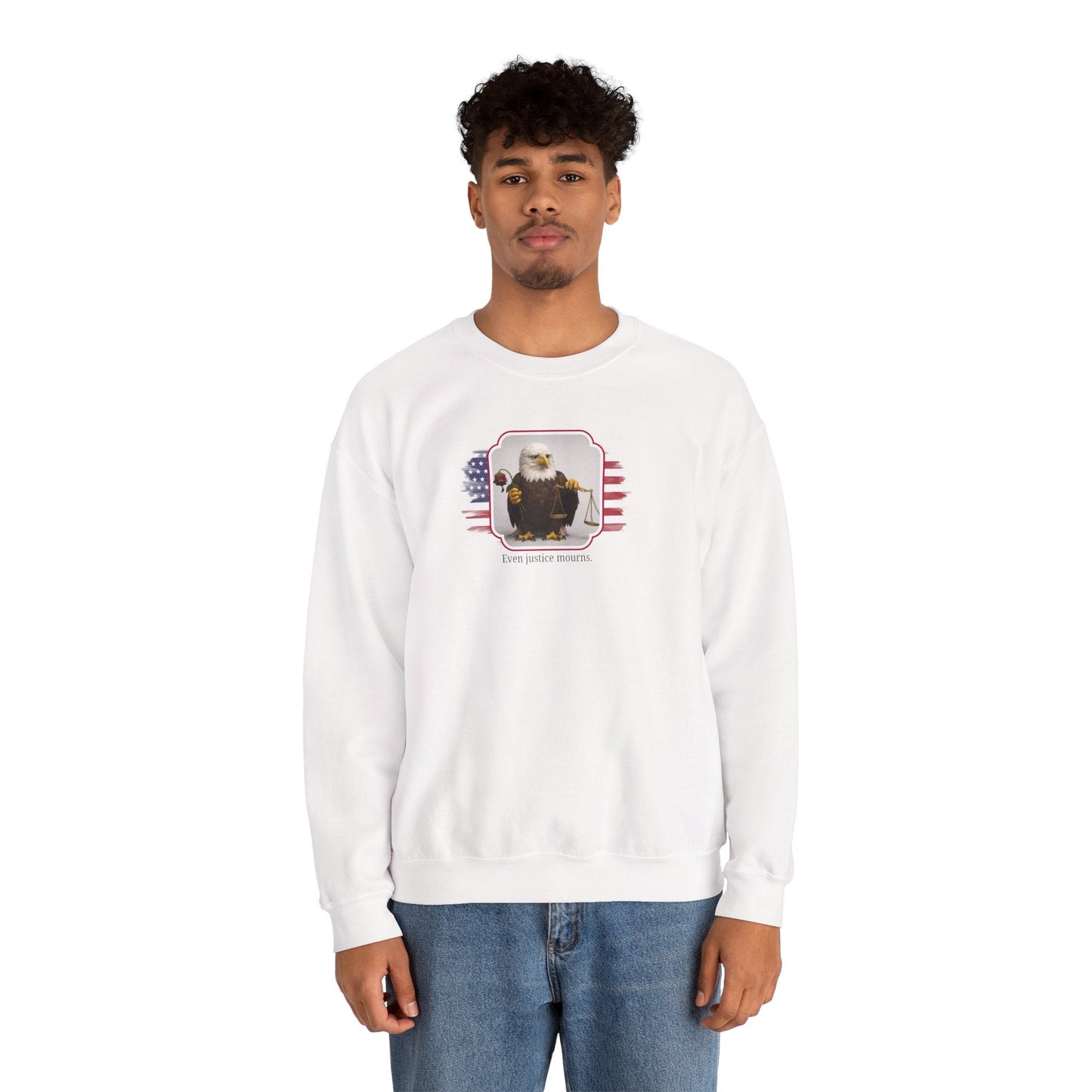 Even Justice Mourns Political Parody Sweatshirt
