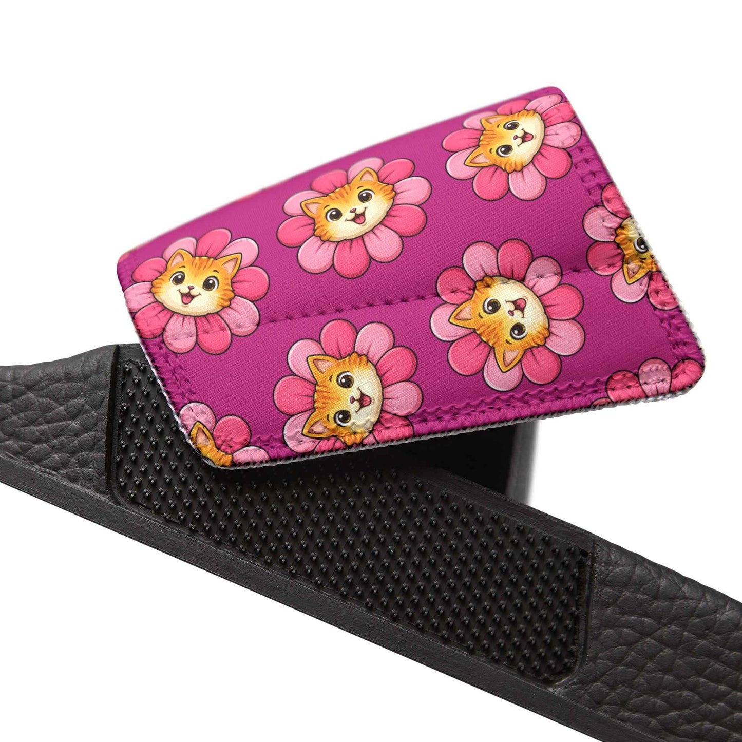 Floral Cat Slide Sandals — Sunshine With Opinions Edition