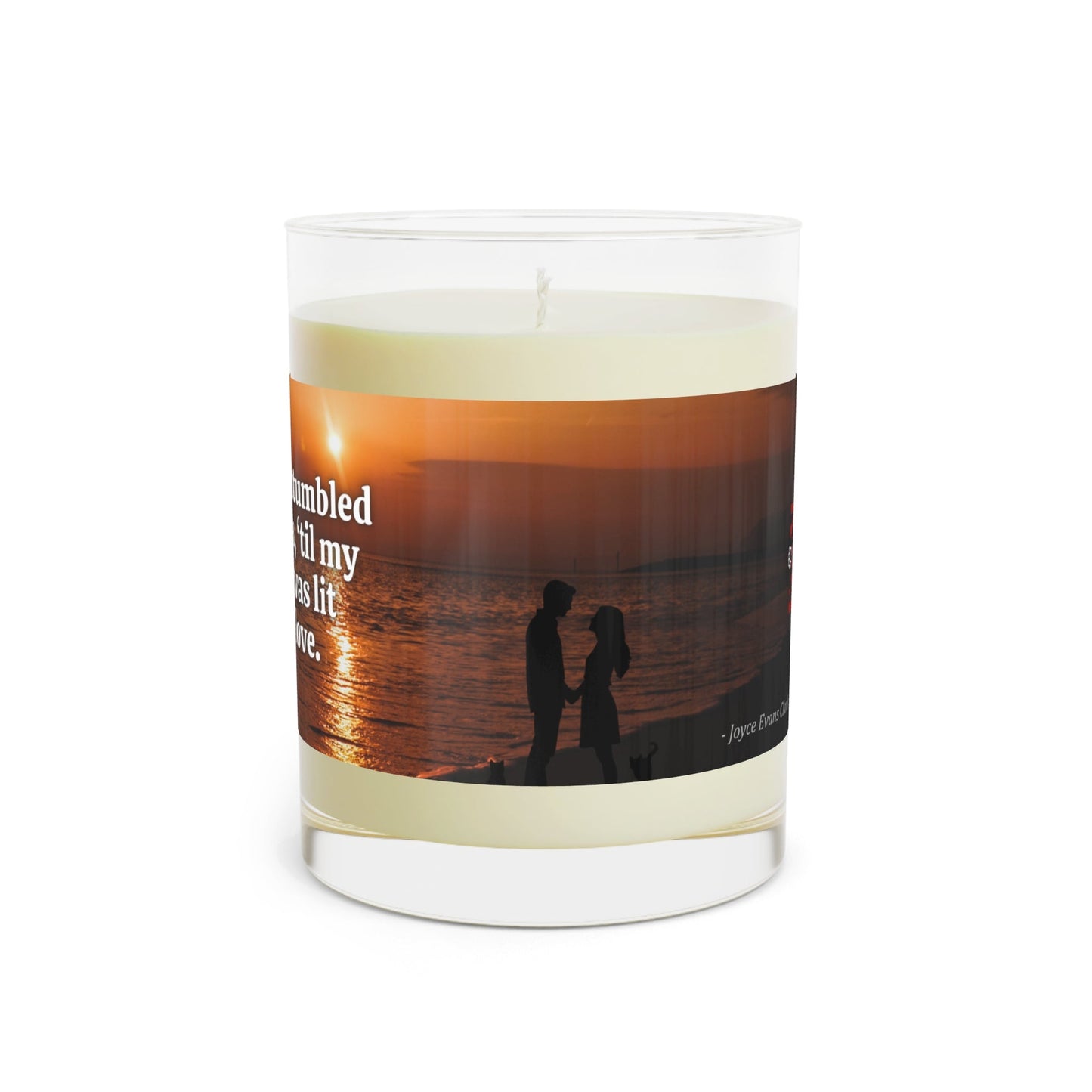 “Aimlessly I Stumbled” Candle | Romantic Quote Soy Candle