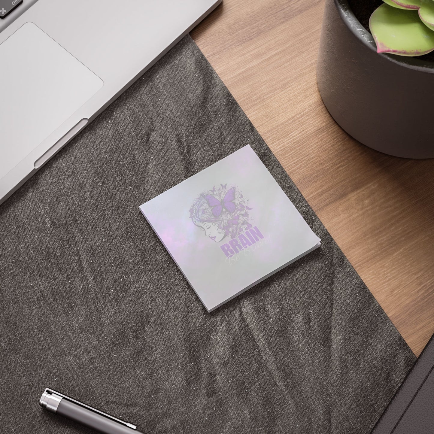 Brain, Be Brave — Epilepsy Awareness Sticky Notes