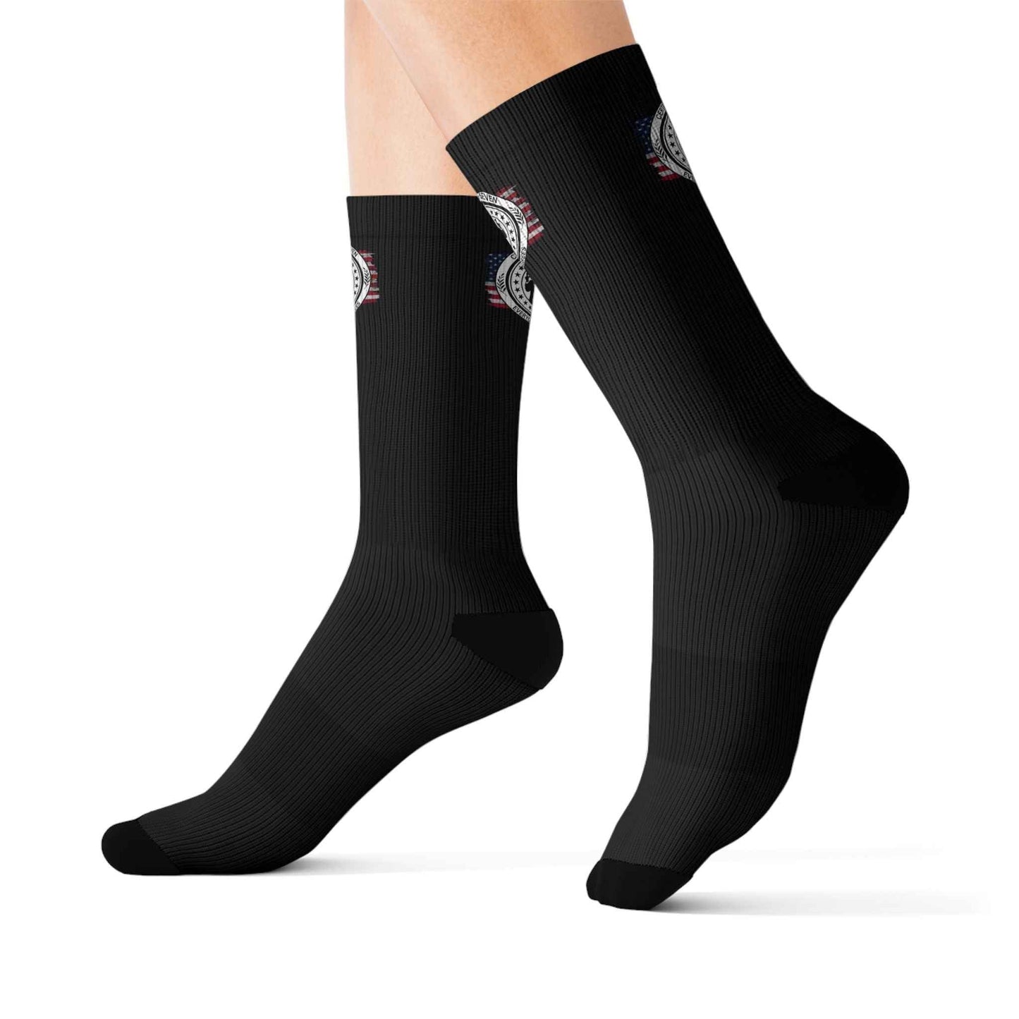 Believe Me Political Parody Crew Socks – 67 Edition