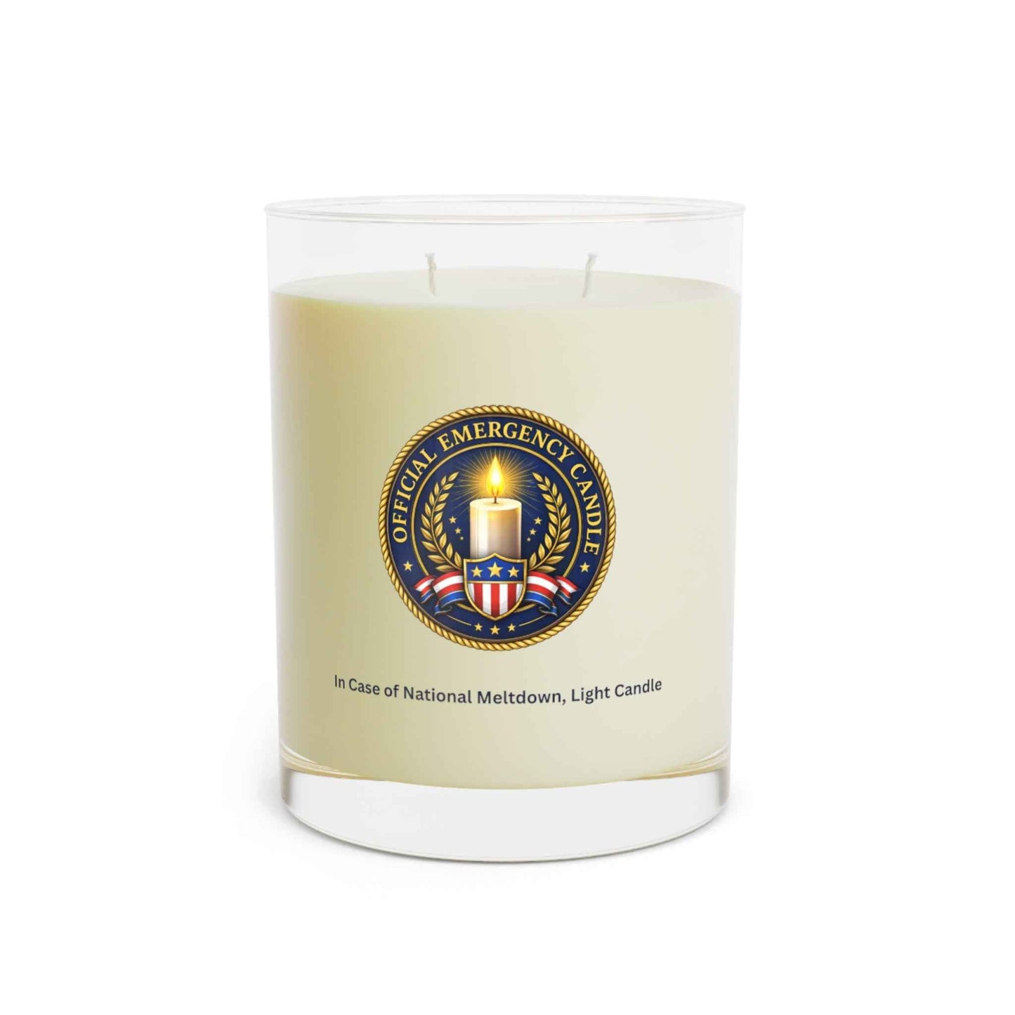 Official Emergency Candle – “In Case of National Meltdown” Patriotic Novelty Candle (11 oz)
