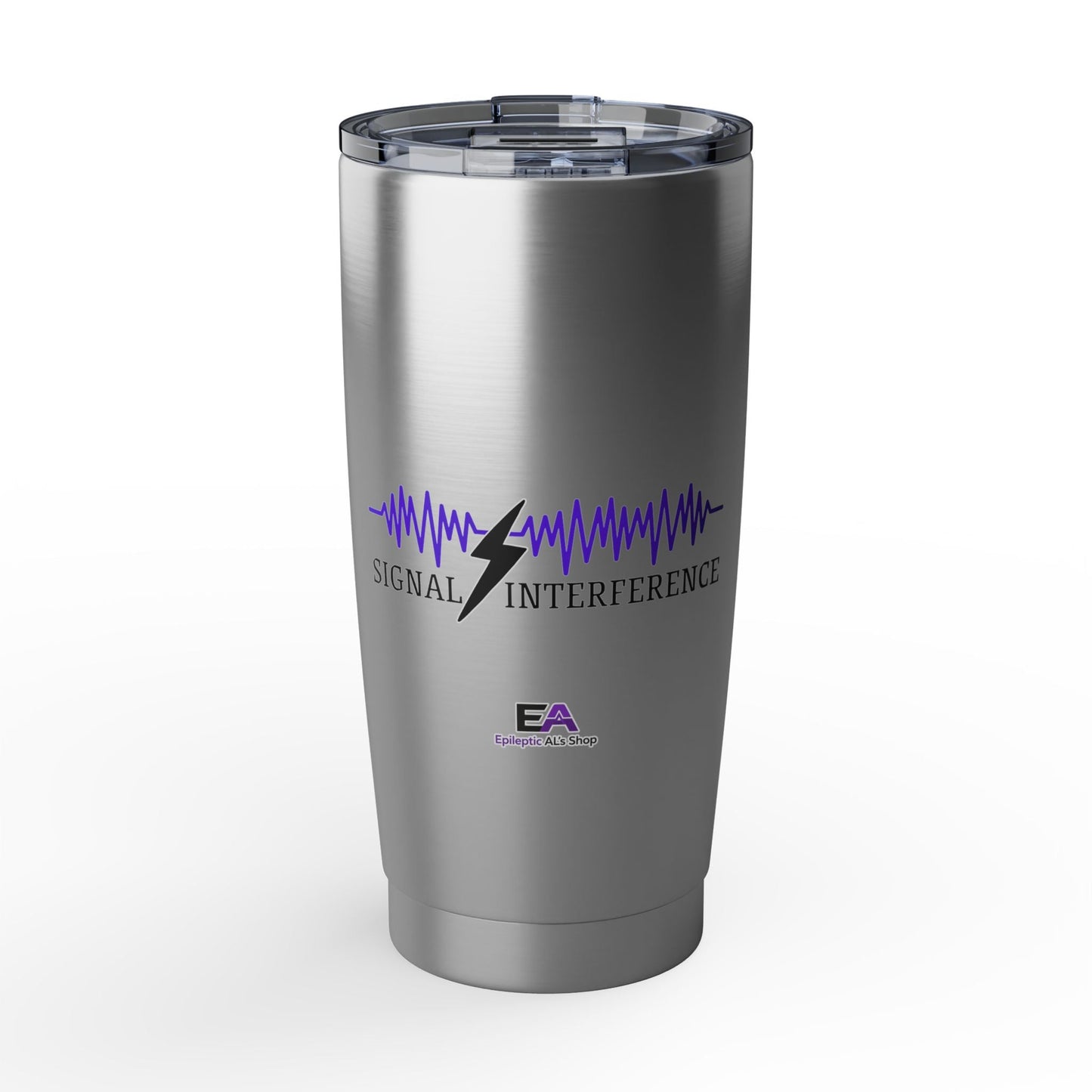 Signal Interference 20oz Tumbler — Steady, Even When It’s Not
