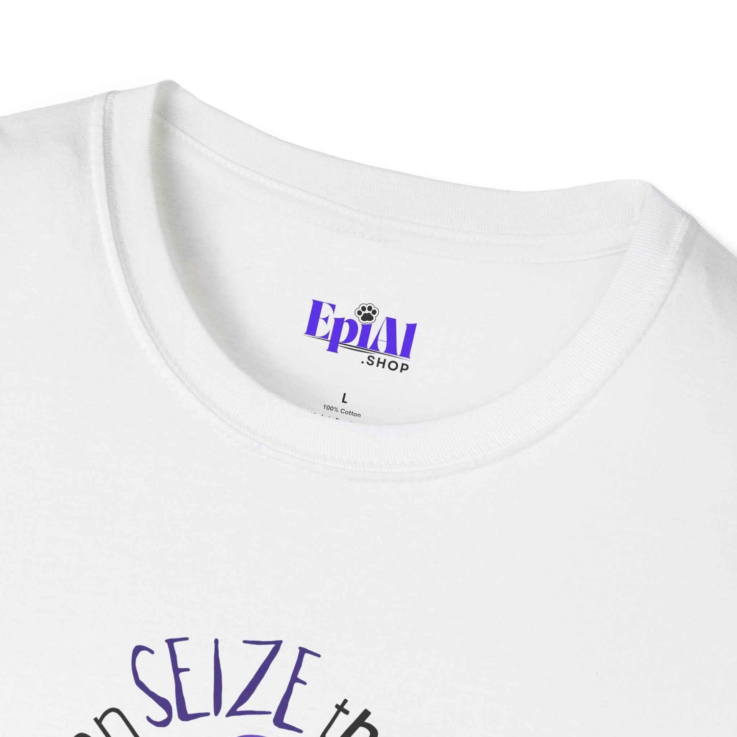 “I Can SEIZE the Day — Literally!” Epilepsy Awareness Pin Button (3")