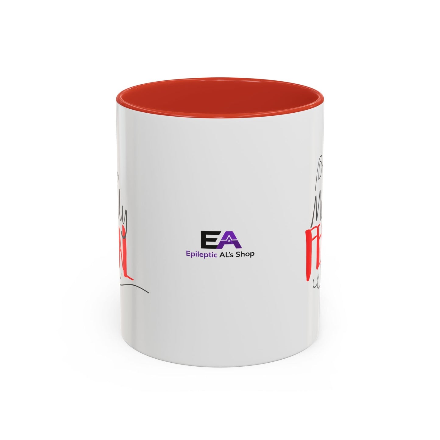 Mildly Feral Accent Mug — Morning Mood, Accurately Labeled