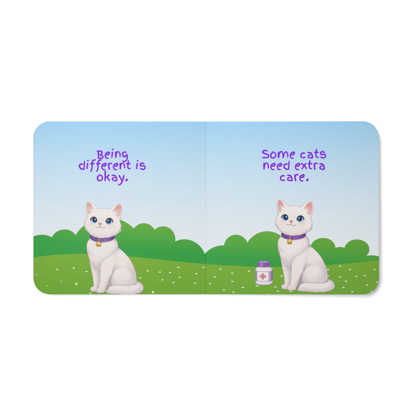 AL the Epikitty Board Book | A Gentle Story About Epilepsy, by Leanne H. West