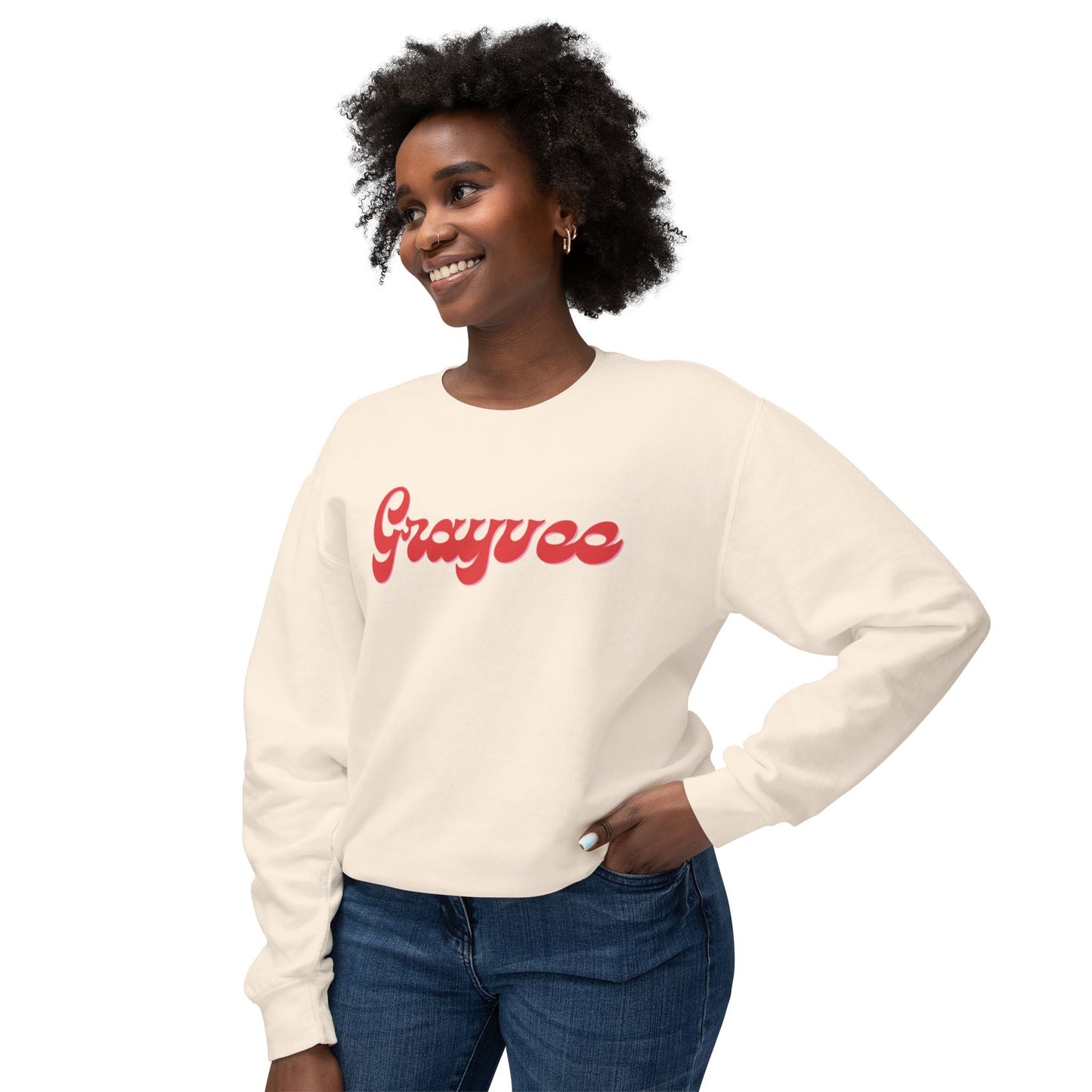 Unisex Lightweight Crewneck Sweatshirt "Grayvee"