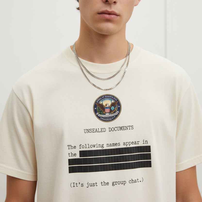 Unsealed Documents Unisex T-Shirt – Redacted Political Satire Tee