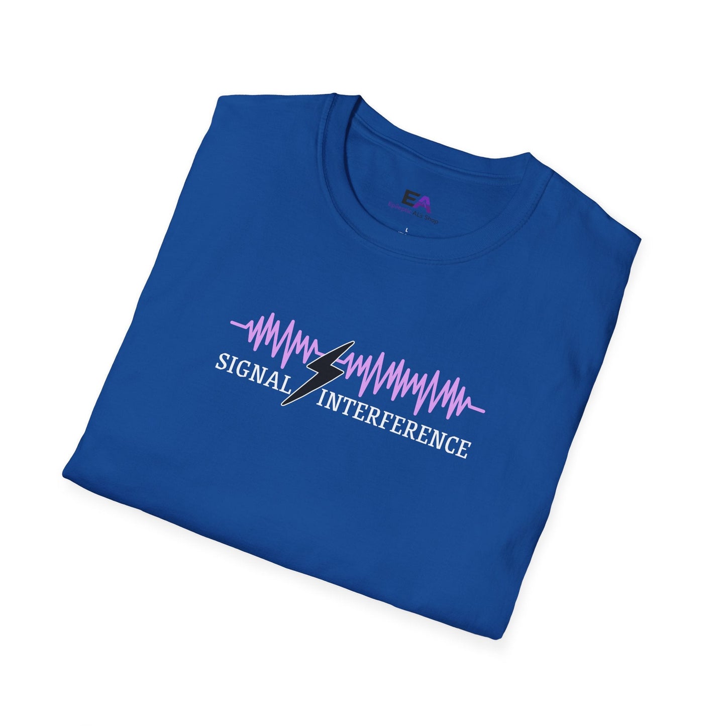 Signal Interference Tee — Quiet Static, Visible Spark