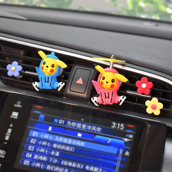 Pikachu Car Air Freshener Clip for Cute Interior Decor