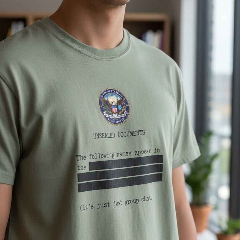 Unsealed Documents Unisex T-Shirt – Redacted Political Satire Tee