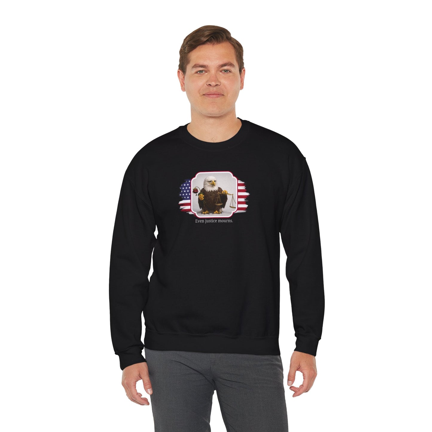 Even Justice Mourns Political Parody Sweatshirt
