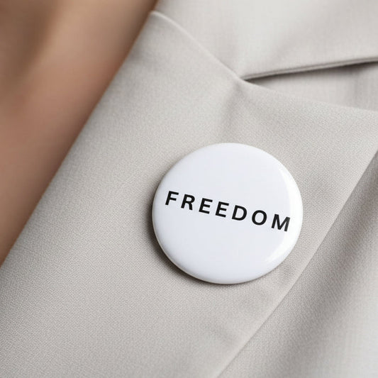 Freedom Pinback Button
