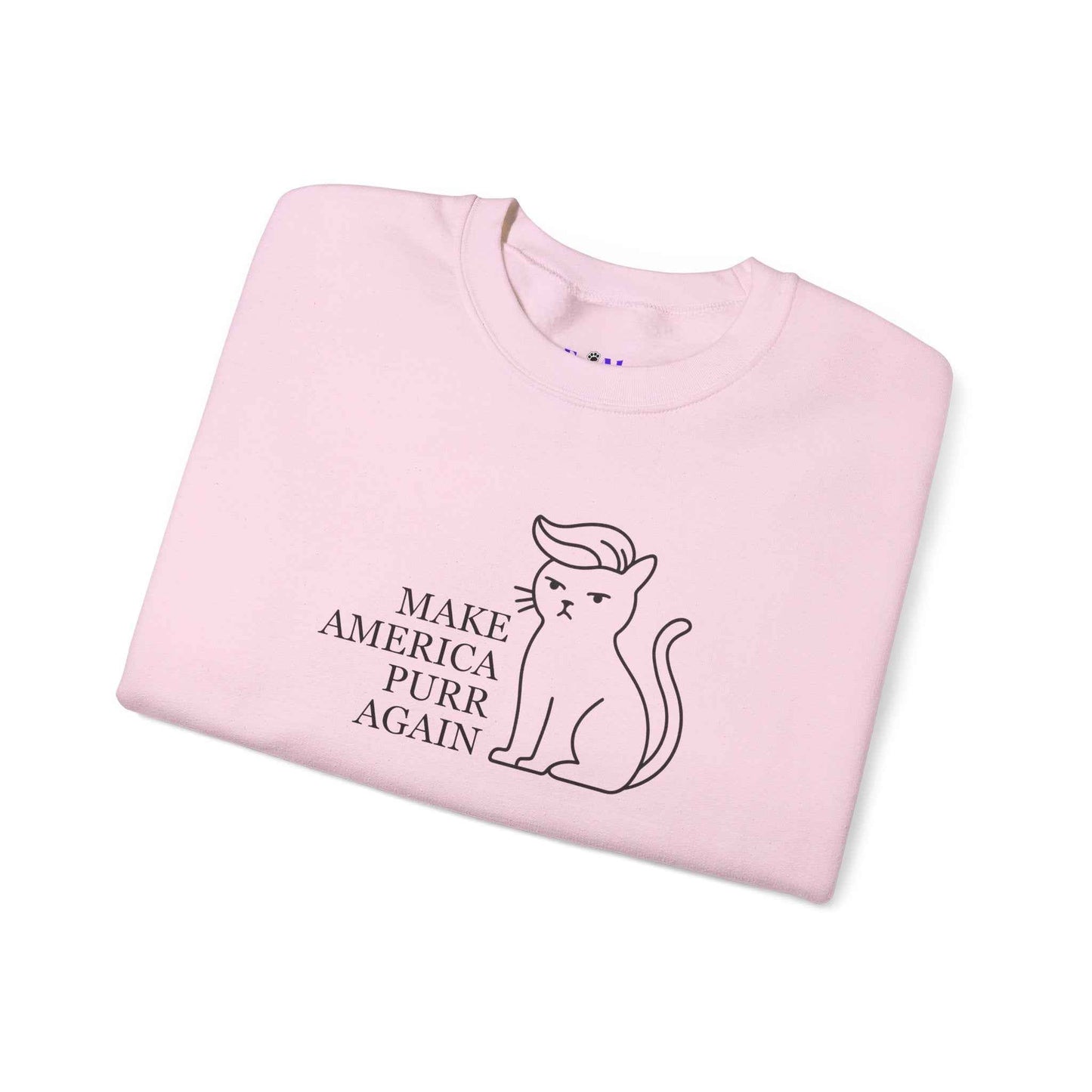 “Make America Purr Again” Parody Cat Sweatshirt