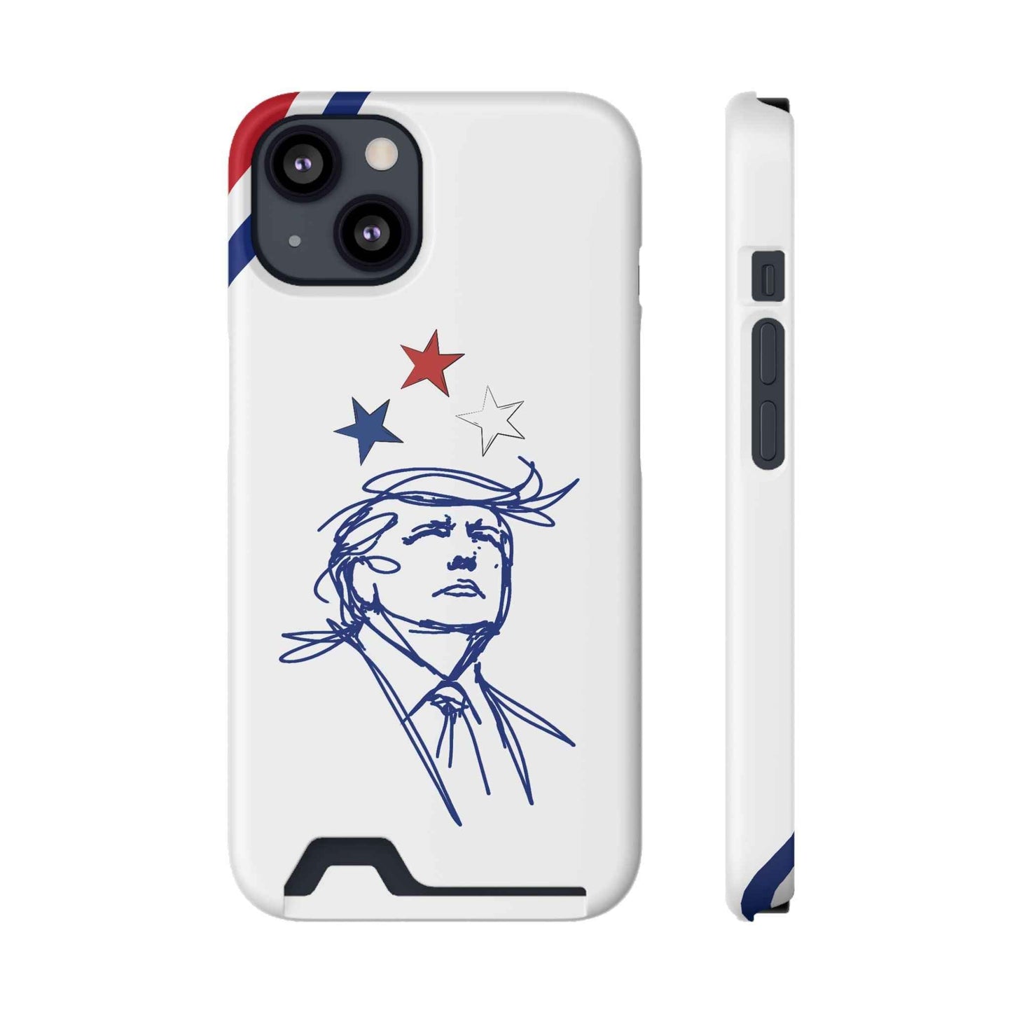 Minimal Line Portrait MagSafe iPhone Case — Say Less Edition