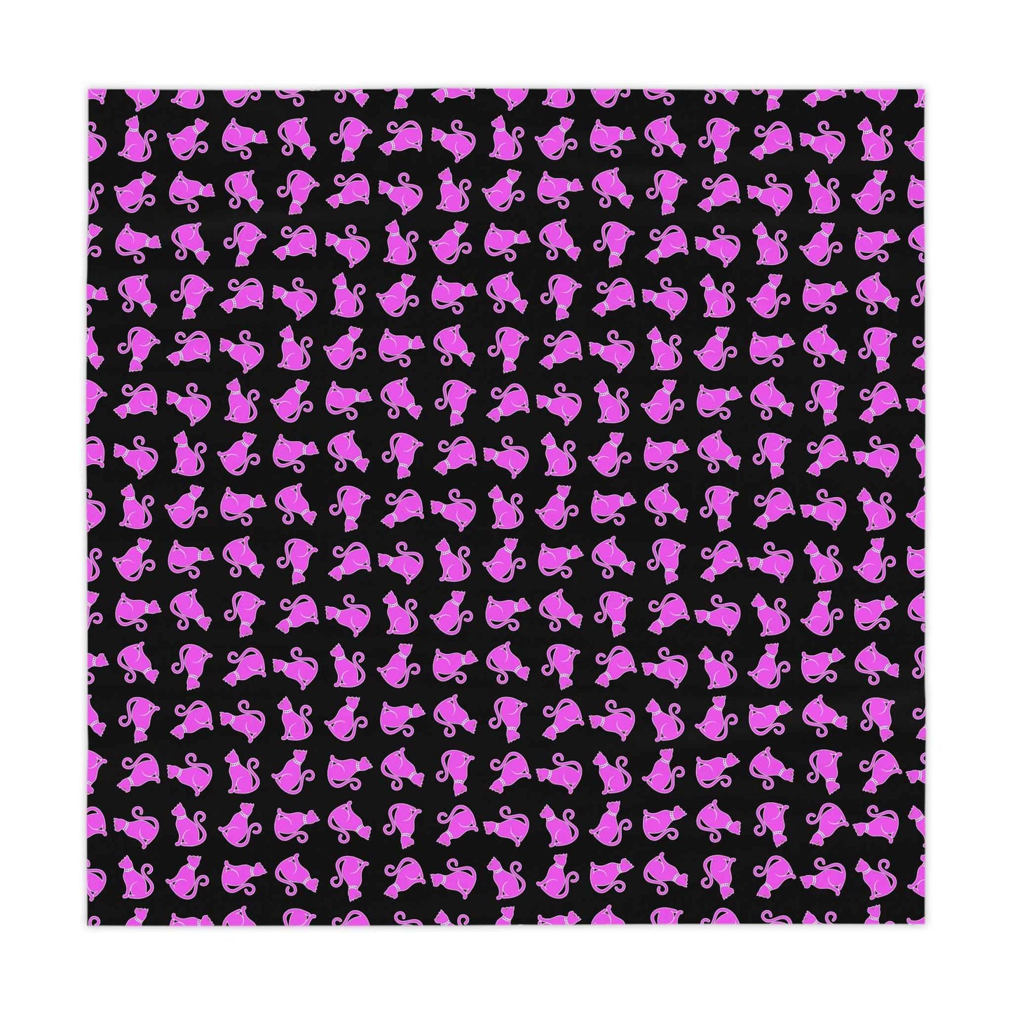 Pink Cat Tablecloth — Dinner, But Make It Feral