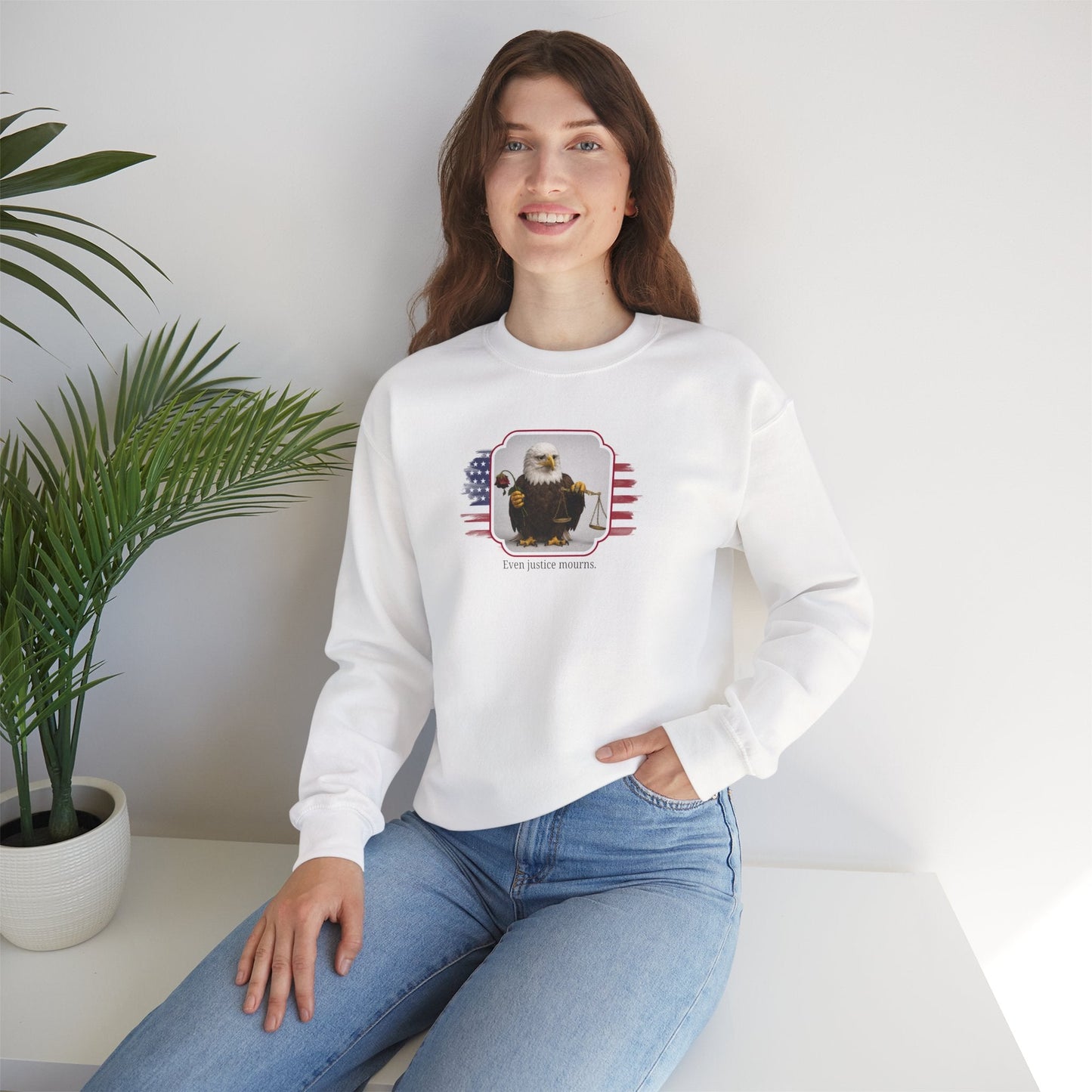 Even Justice Mourns Political Parody Sweatshirt