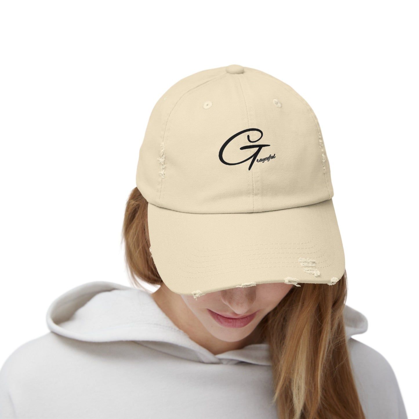Grayceful Distressed Cap