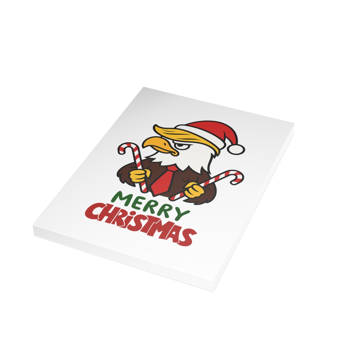America Loving Eagle Christmas Card – 1, 10, 30, 50 pc. sets