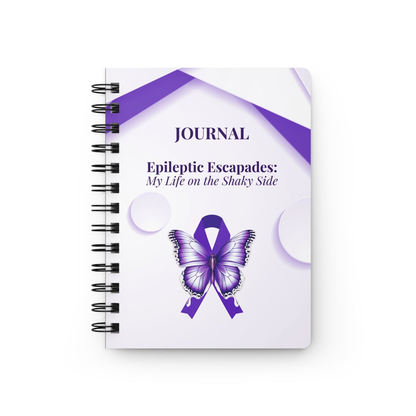 Epileptic Journey Spiral Bound Journal
