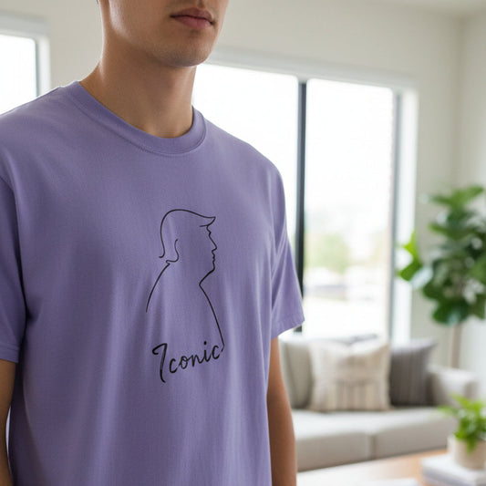 Iconic | Minimal Silhouette Statement T-Shirt