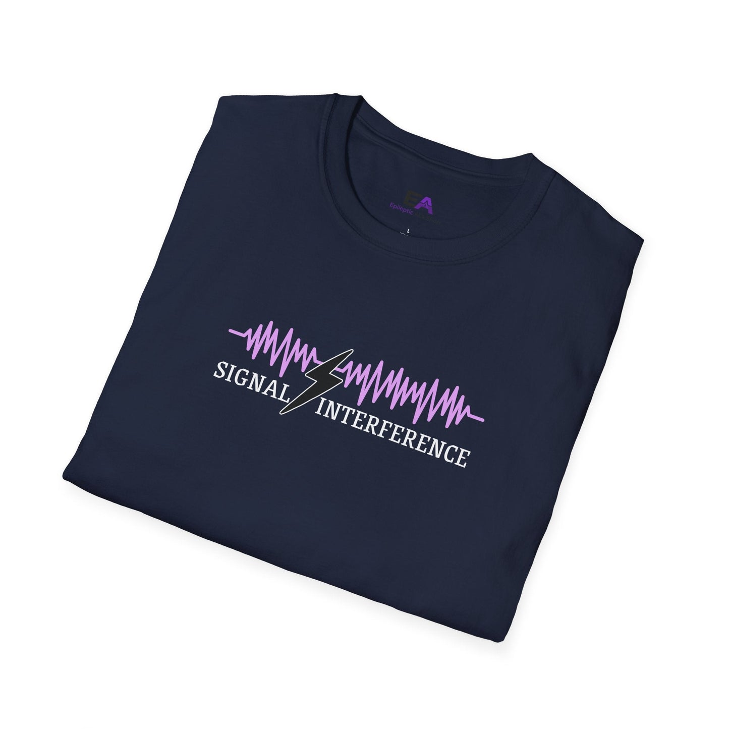 Signal Interference Tee — Quiet Static, Visible Spark