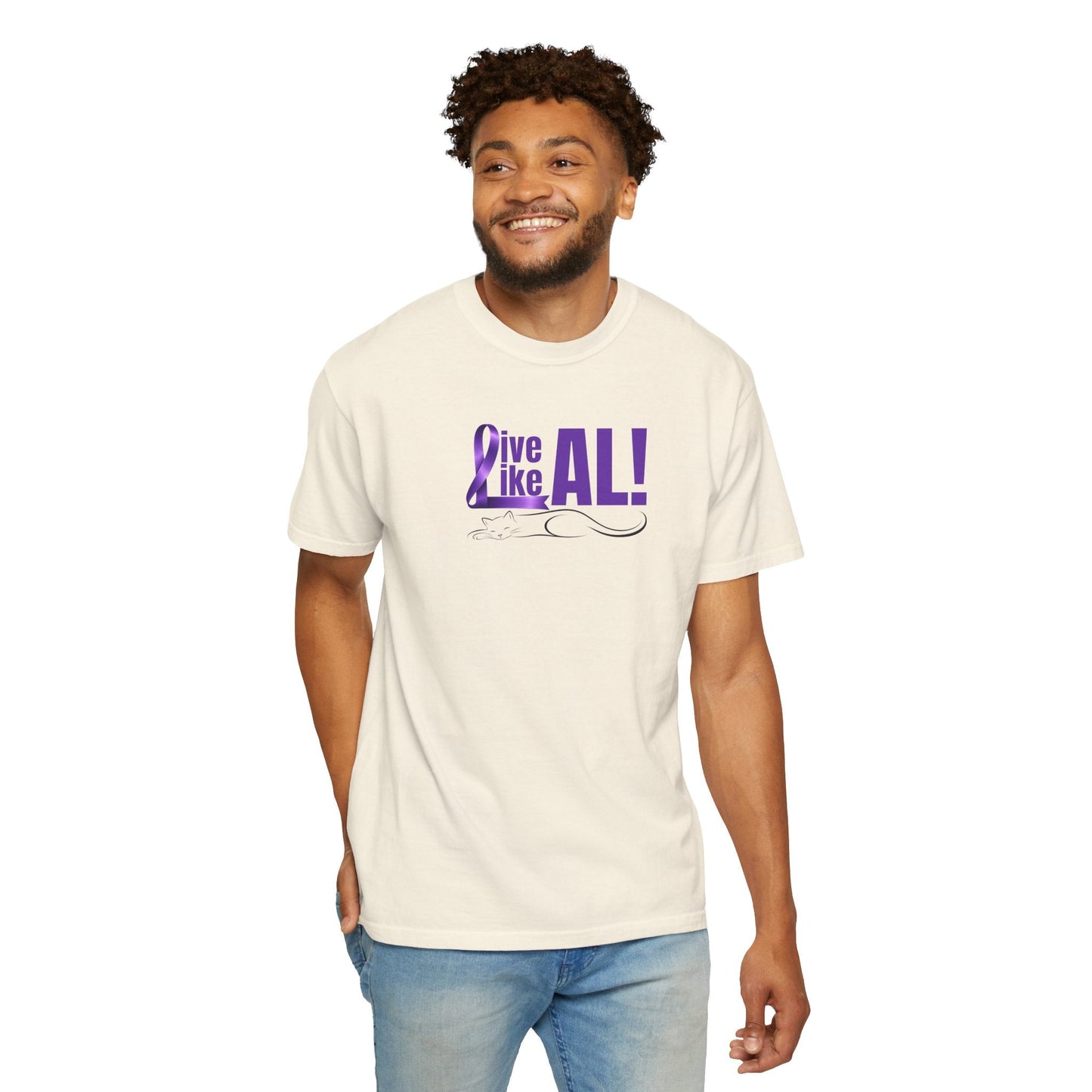 Live Like AL T-Shirt – Epilepsy Awareness Cat Tee
