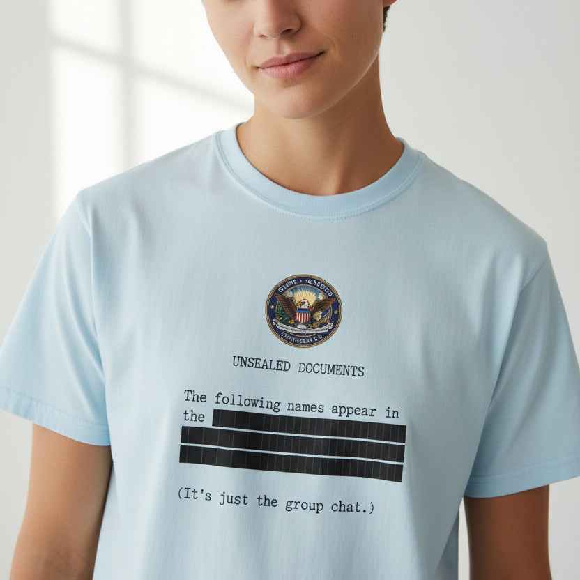 Unsealed Documents Unisex T-Shirt – Redacted Political Satire Tee
