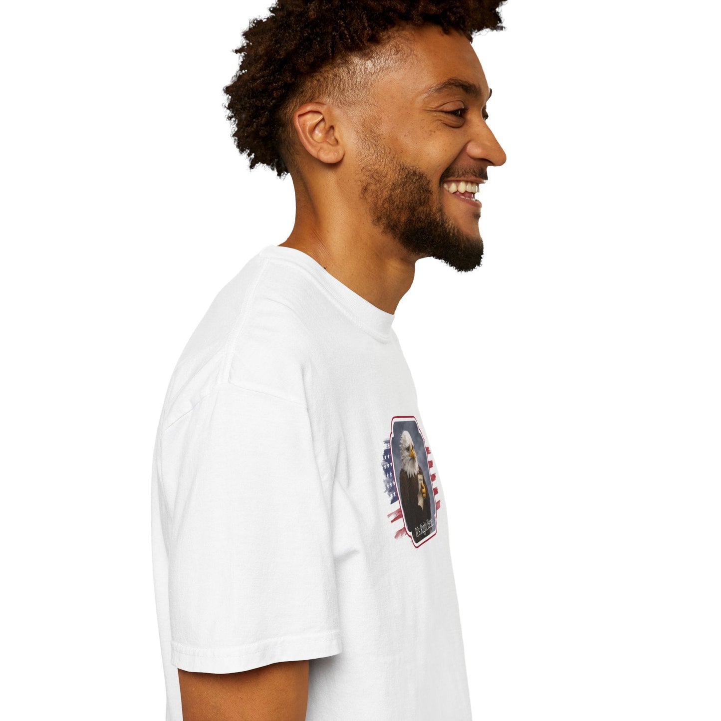“It’s Right Here” Political Parody T-Shirt