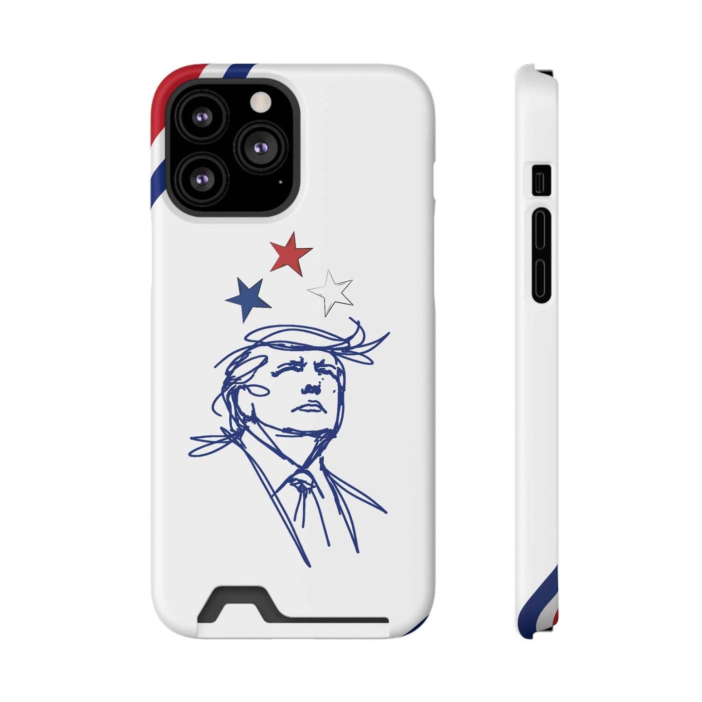 Minimal Line Portrait MagSafe iPhone Case — Say Less Edition