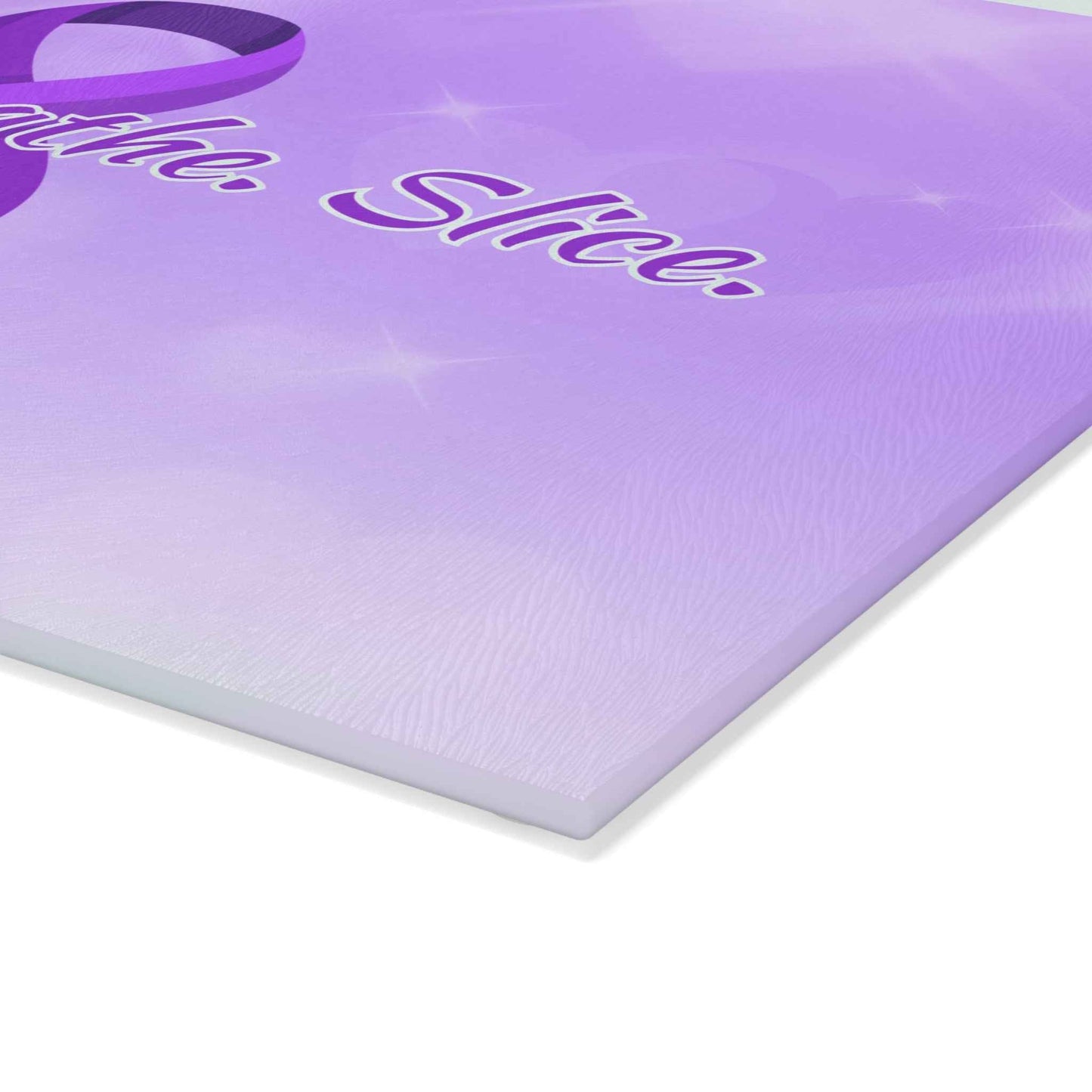 Pause. Breathe. Slice. Glass Cutting Board — Steady Hands Edition