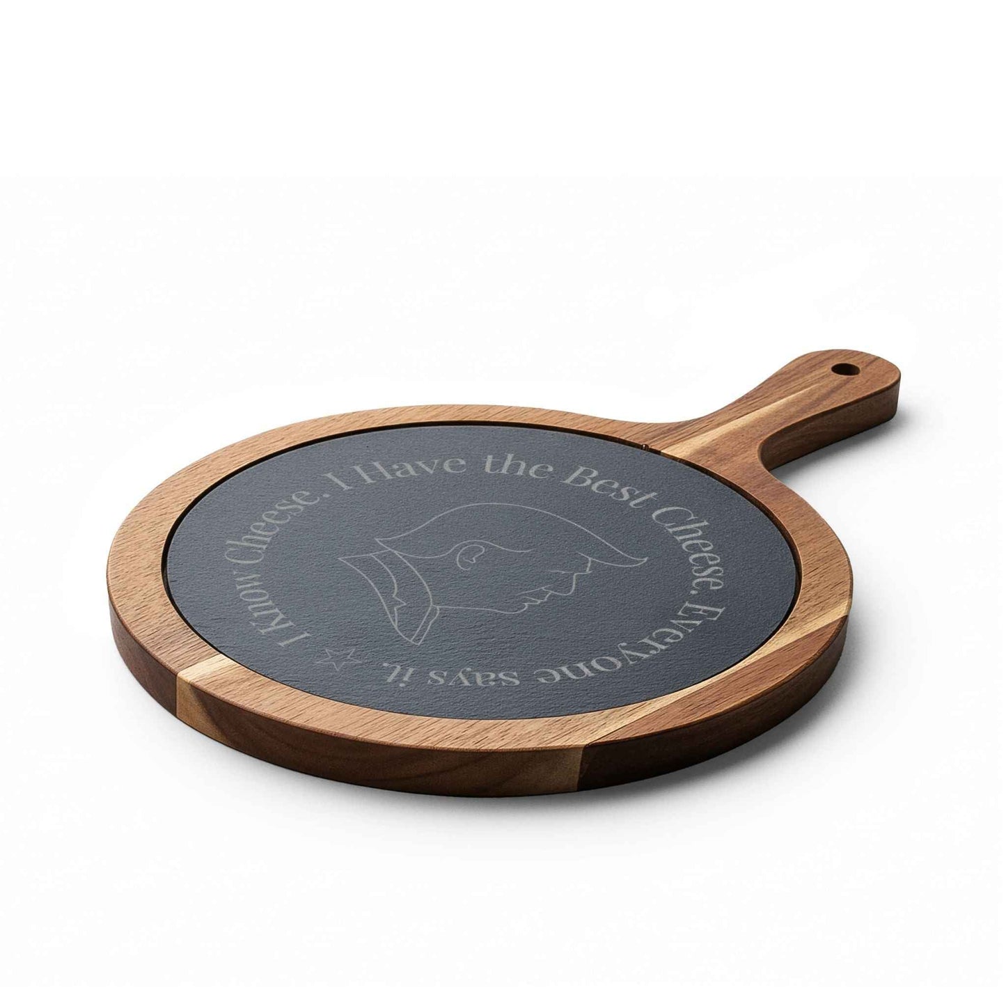 I Know Cheese Charcuterie Board – Funny Engraved Board