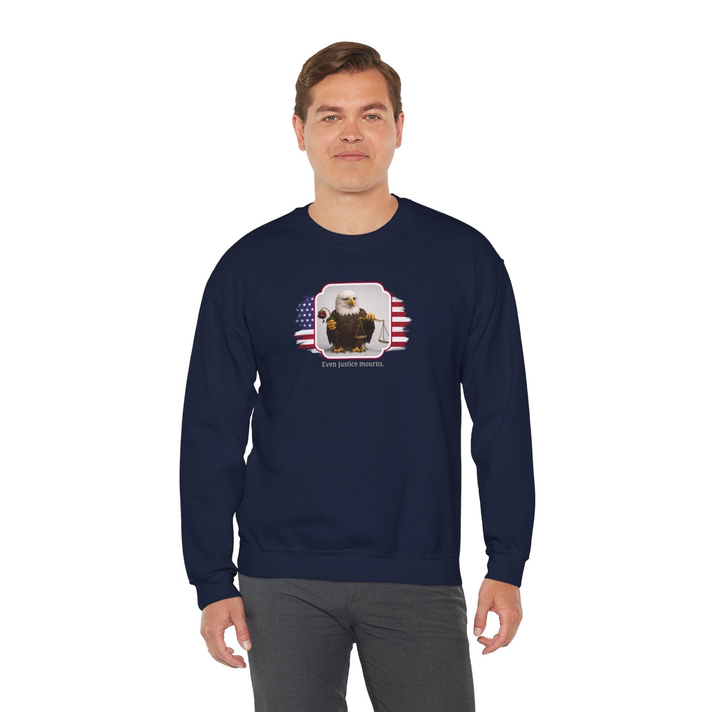 Even Justice Mourns Political Parody Sweatshirt
