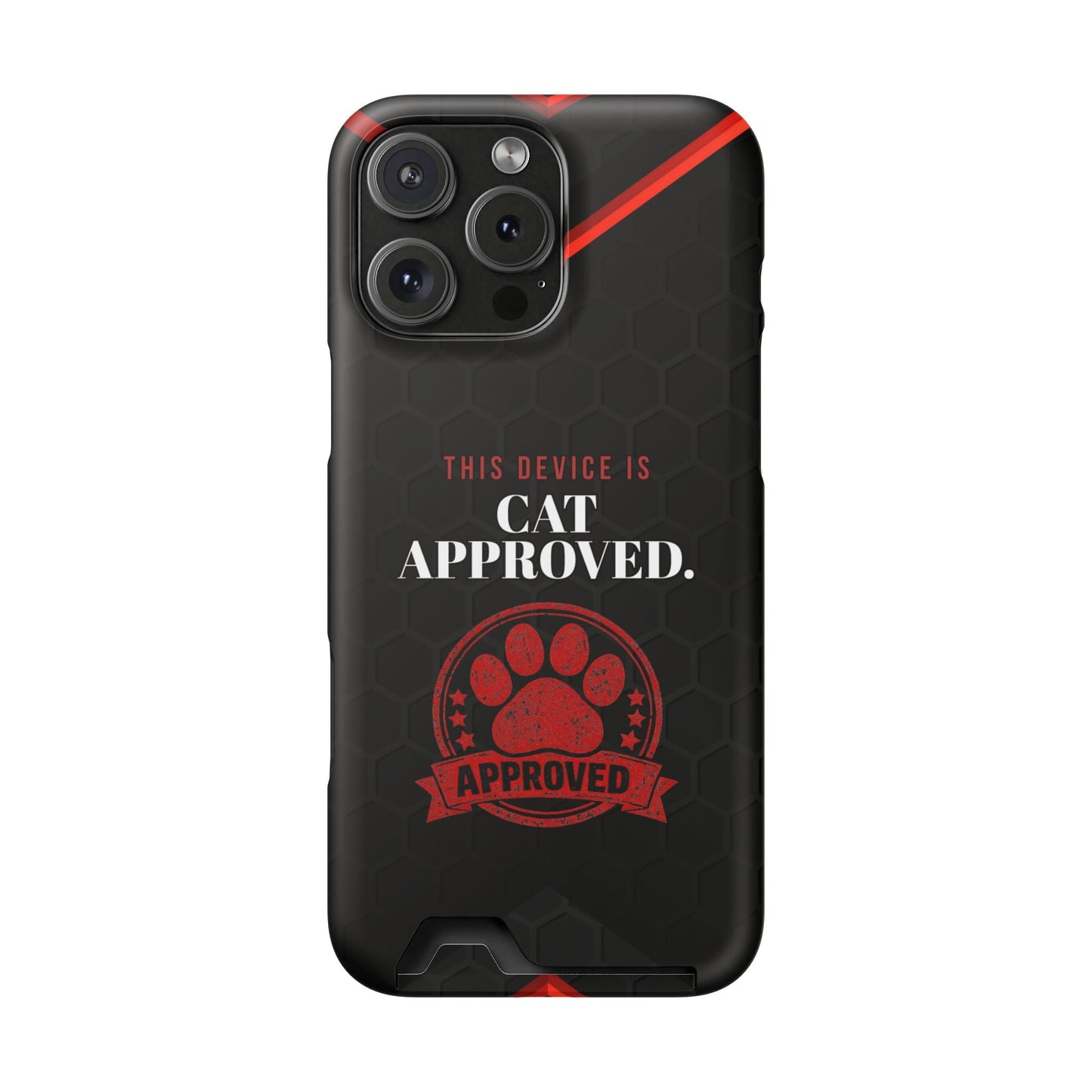 Cat Approved iPhone Case — Official Stamp Edition