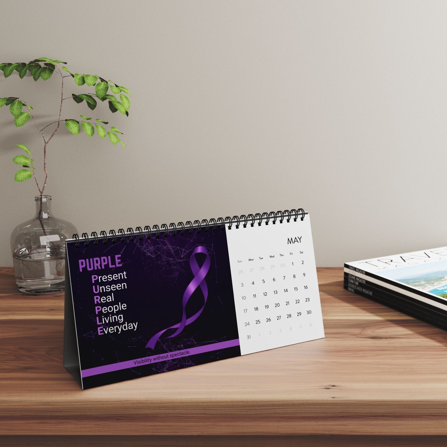 The Letters Hold – 2026 Epilepsy Awareness Desk Calendar